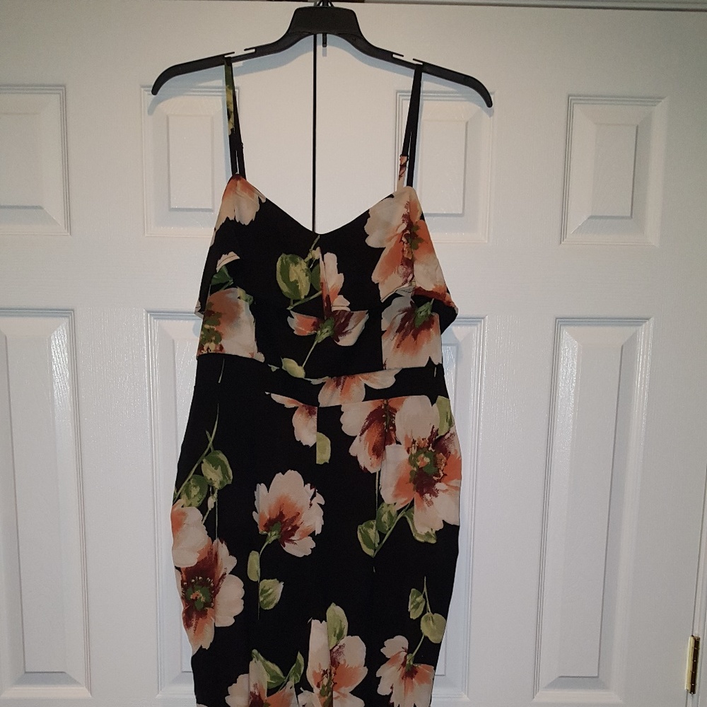 Plus Size Floral Jumper